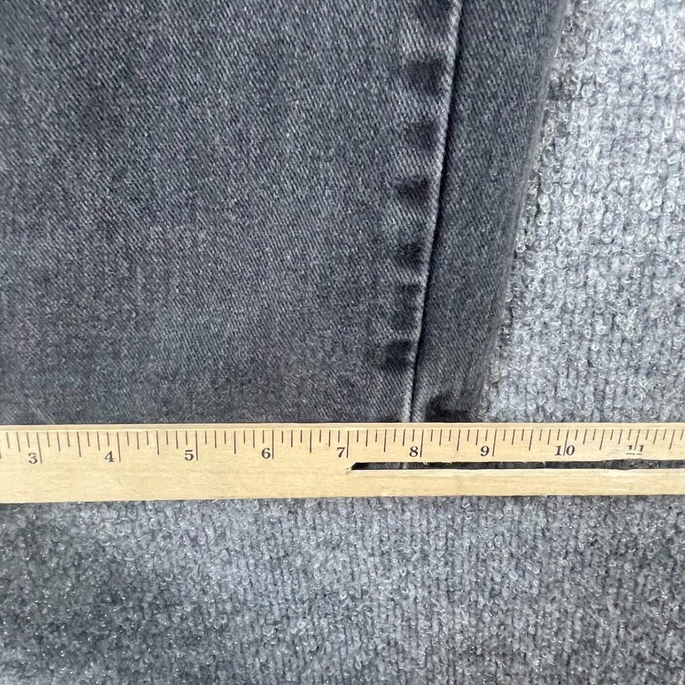 VTG Levis Jeans Mens 40x30 Actual 38x30 Black Regular Fit Red Tab Straight Leg - Picture 13 of 16